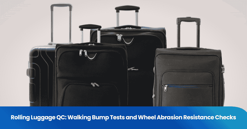 Rolling Luggage QC: Walking Bump Tests and Wheel Abrasion Resistance Checks